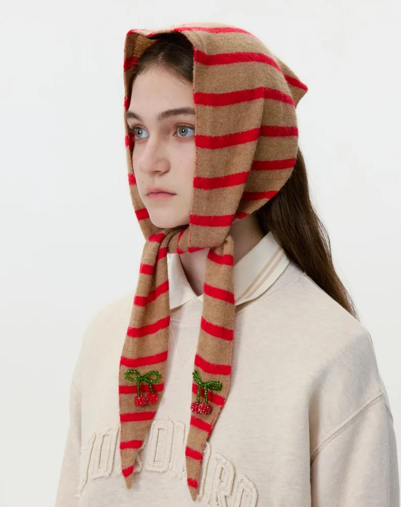 JH1012 Cherry Triangle Scarf